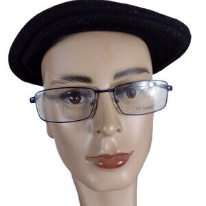 JOHN RAYMOND LARGE  BLUE METAL  EYEGLASS FRAME JR-02064